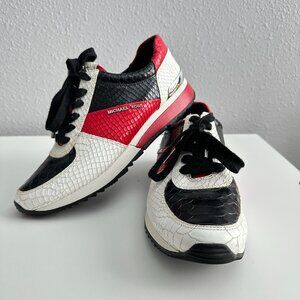 MICHAEL KORS | Women’s Sneakers | Red Black White  | Size 7M
